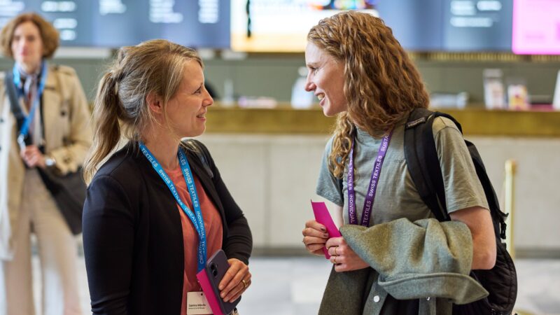 Summit 2026 Sabrina Maendle von Meister Cie AG mit Johanna Heimlicher Odlo AG