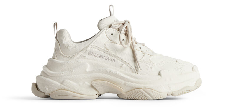 Balenciaga launches Triple S sneaker made from Bananatex Swiss Textiles